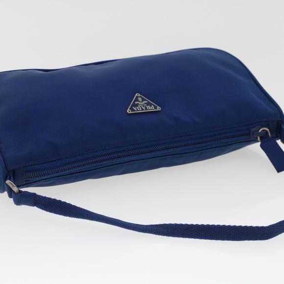 PRADA Accessory Pouch Nylon Blue Auth 44146 - Picture 6 of 16